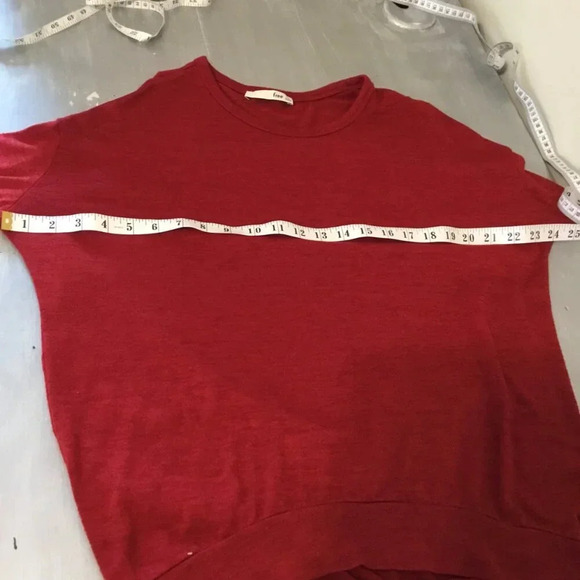 Wilfred Free long sleeve Red Oversized Sweater Size XS - Picture 4 of 5